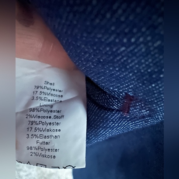 NWT-Grace Karin Men’s Blazer Blue Size 40L (L) - Picture 6 of 8